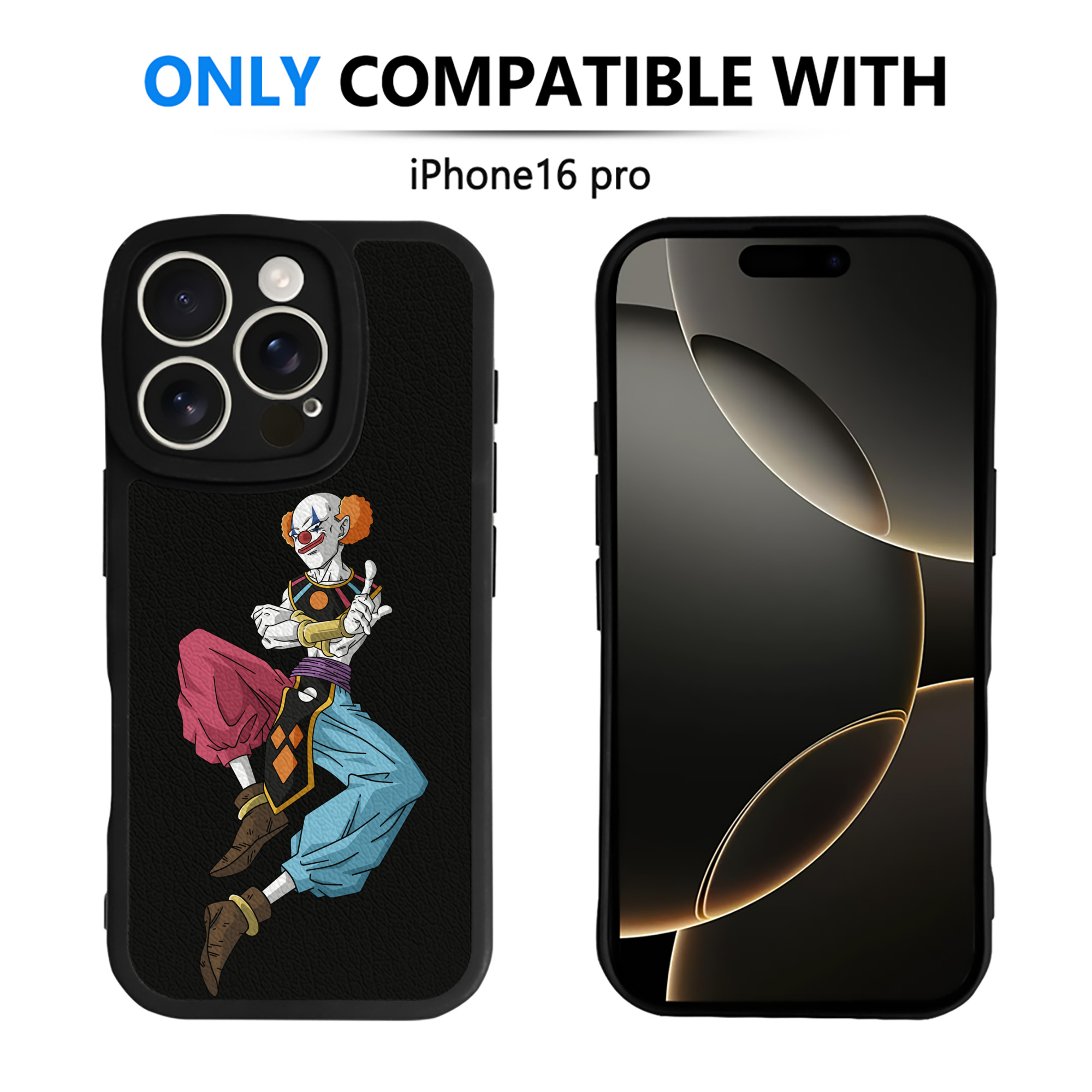 （画像用） ドラゴンボール DRAGON BALL 【iPhone 16シリーズ対応】シリコンスマホケース（レザー調） 材質：シリコン
